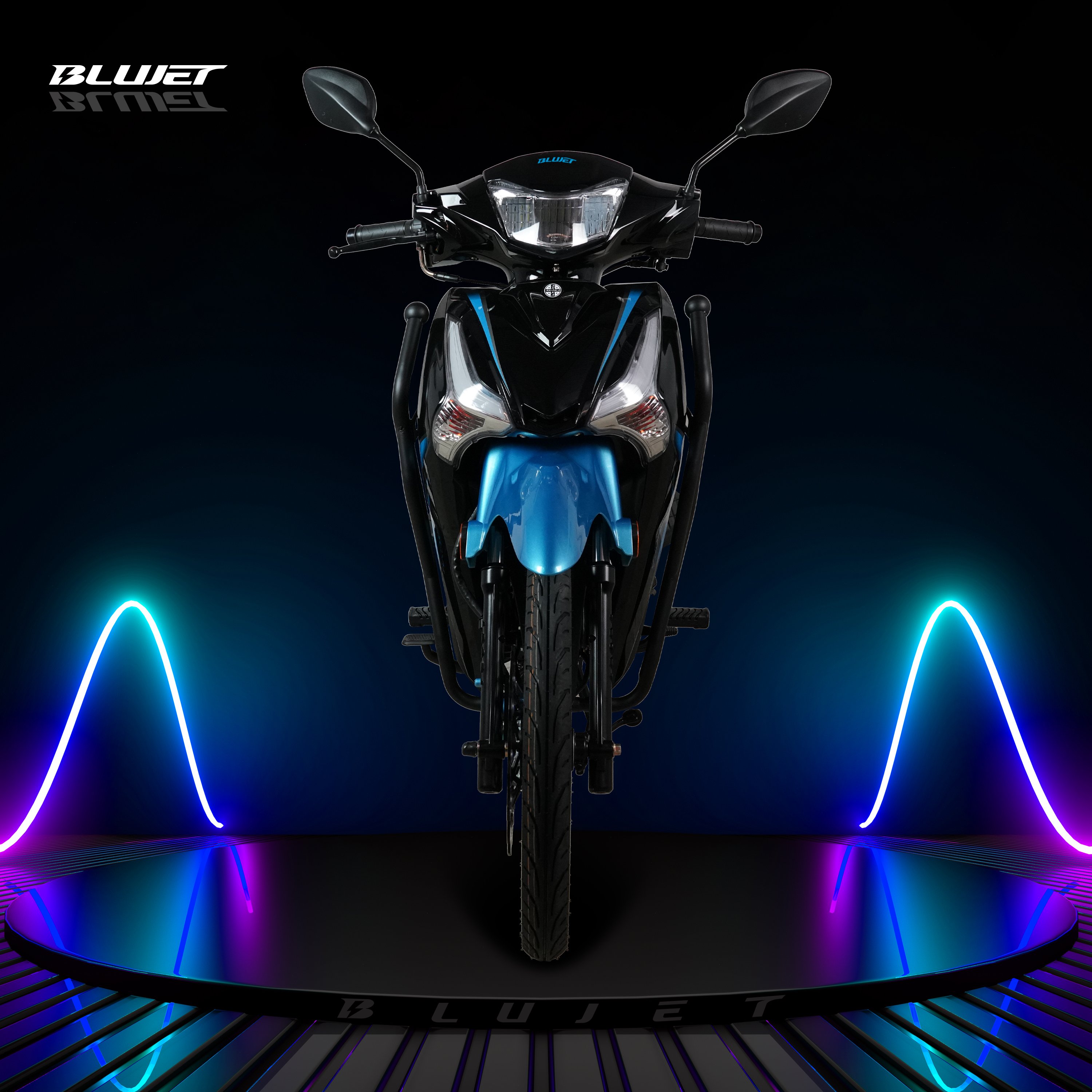 Nexto 110 New 110cc Cub Motorcycle Push Rod Digital Meter Disc Brake for Latin America Market