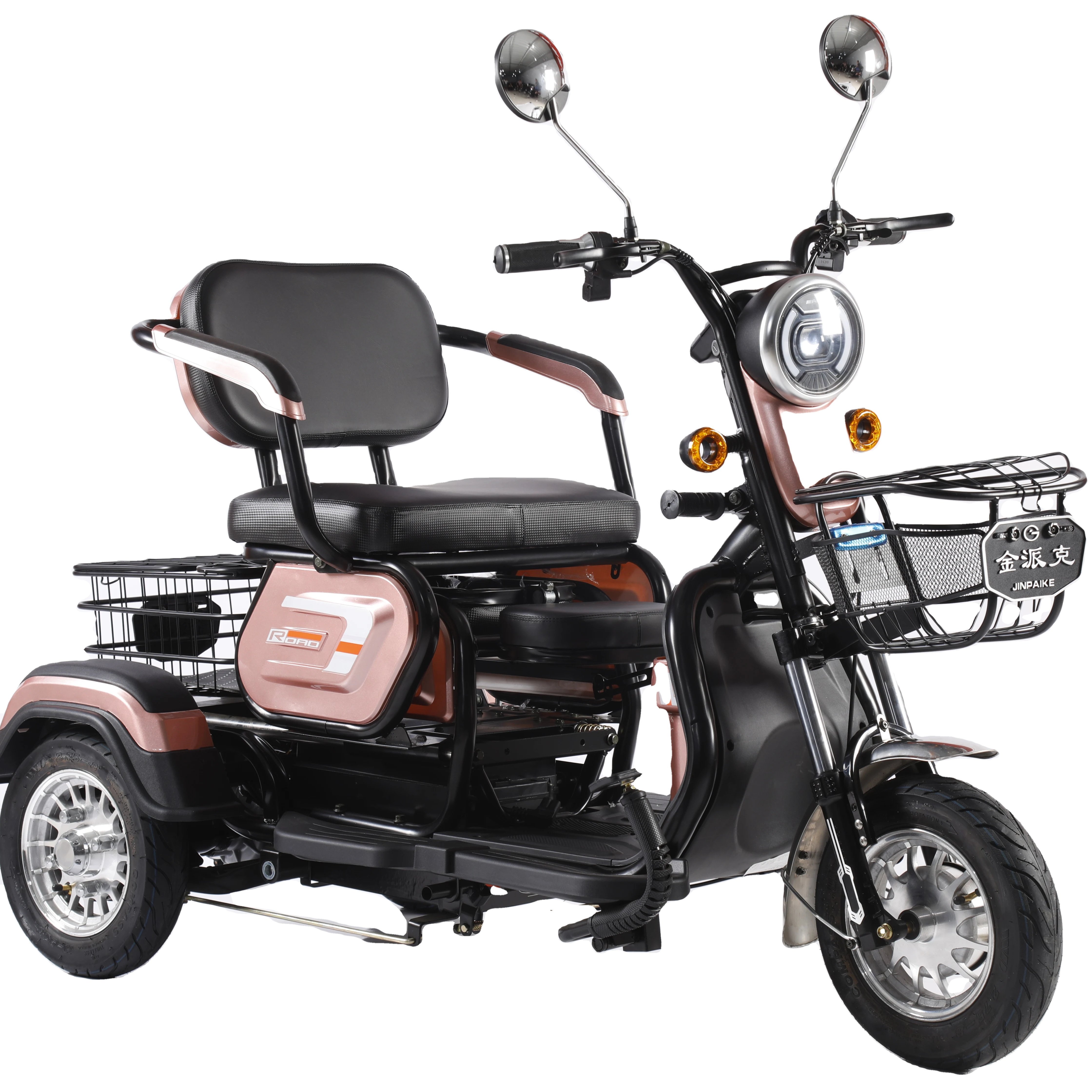 High Quality New Model 3 Wheels E Bike 48V 60V 600W Motorized Drift Trike Electric 1000w Apsonic Tricycle