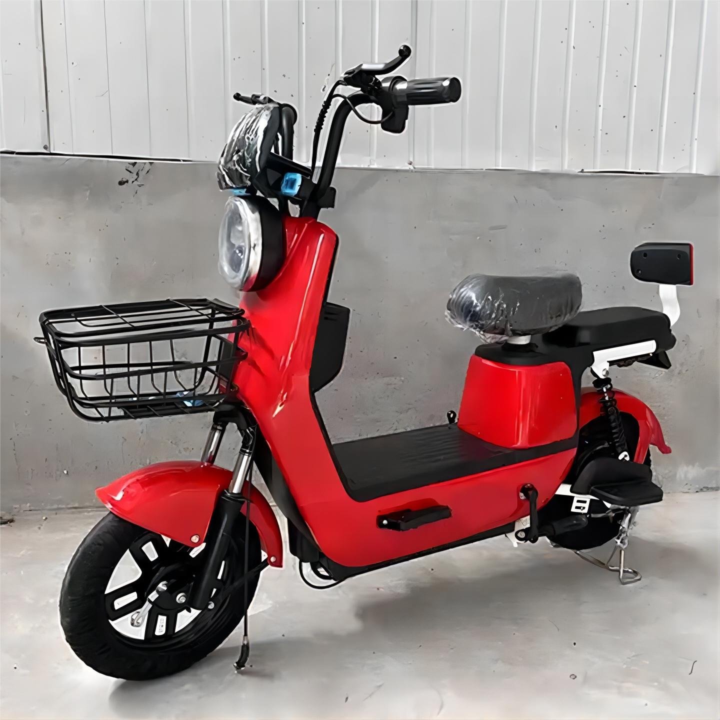 Factory Supply New Electric Cargo Bike 60v 500W Adult Household Electric City Bike 48v 350w 2 Wheels Moped Scooter Customized