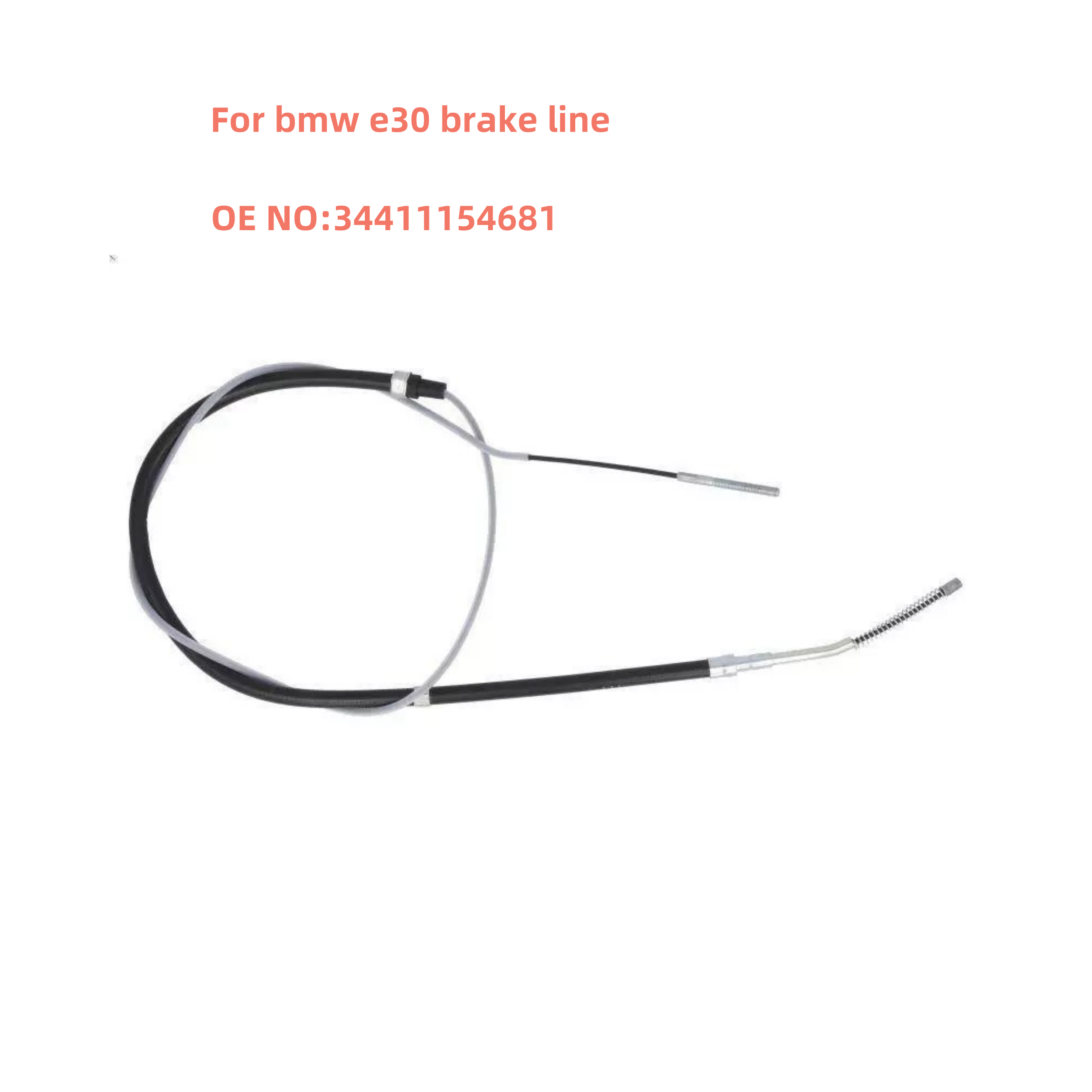 FOR BMW E30 HAND BRAKE BOWDEN CABLE 34411154681