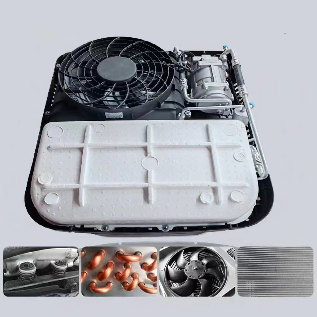 New Roof Top Mounted Air Conditioner Auto Cooling Systems R134a Heavy Trucks Air Conditioning Truck Sleeper Air Conditioner