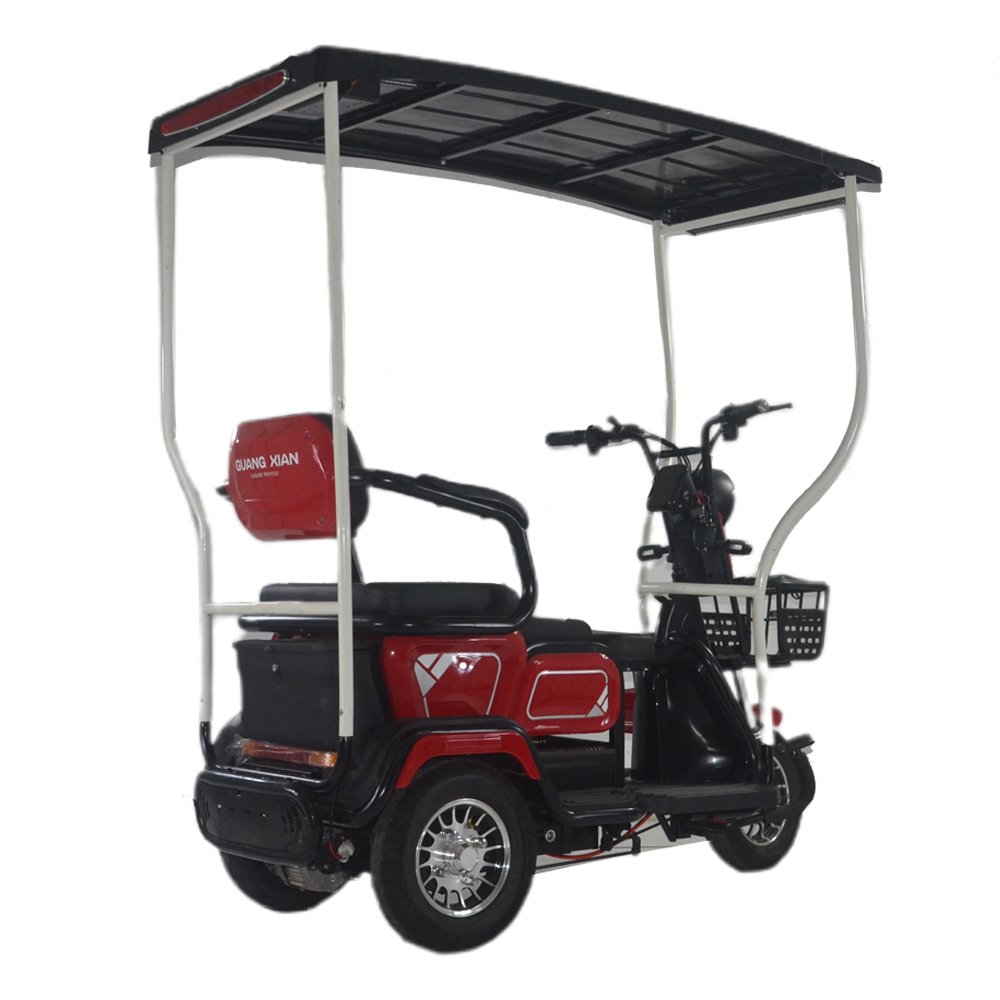 Chinese Manufacturer Solar 3 Wheels Electric Tricycle Scooter With High Quality for Adults Electric Tricycles