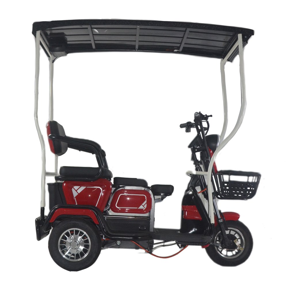 Chinese Manufacturer Solar 3 Wheels Electric Tricycle Scooter With High Quality for Adults Electric Tricycles