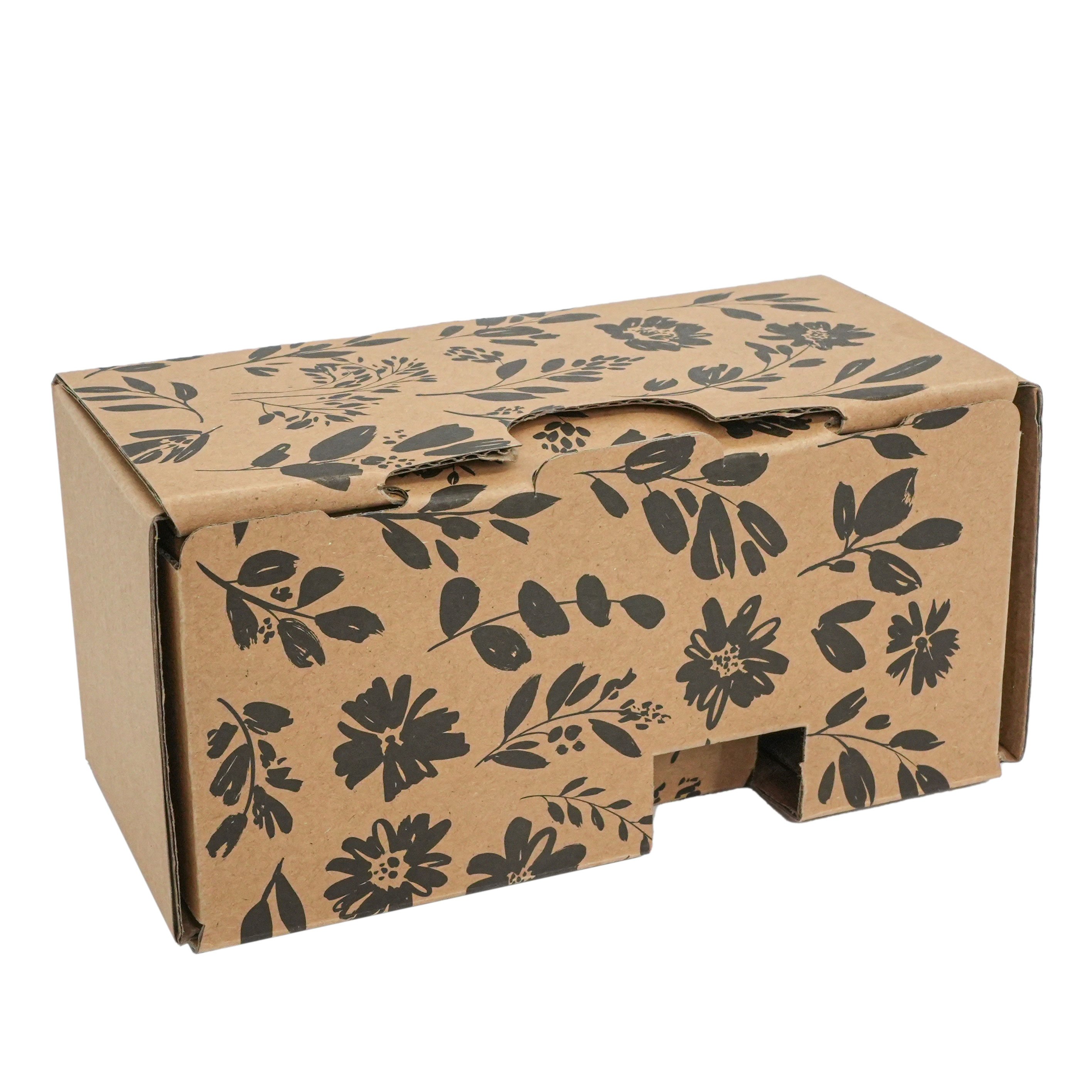 Mailing Box Folding Corrugated Carton Rectangle Paper Double Sides Shipping Box Custom Printed Corrugated Shipping Box