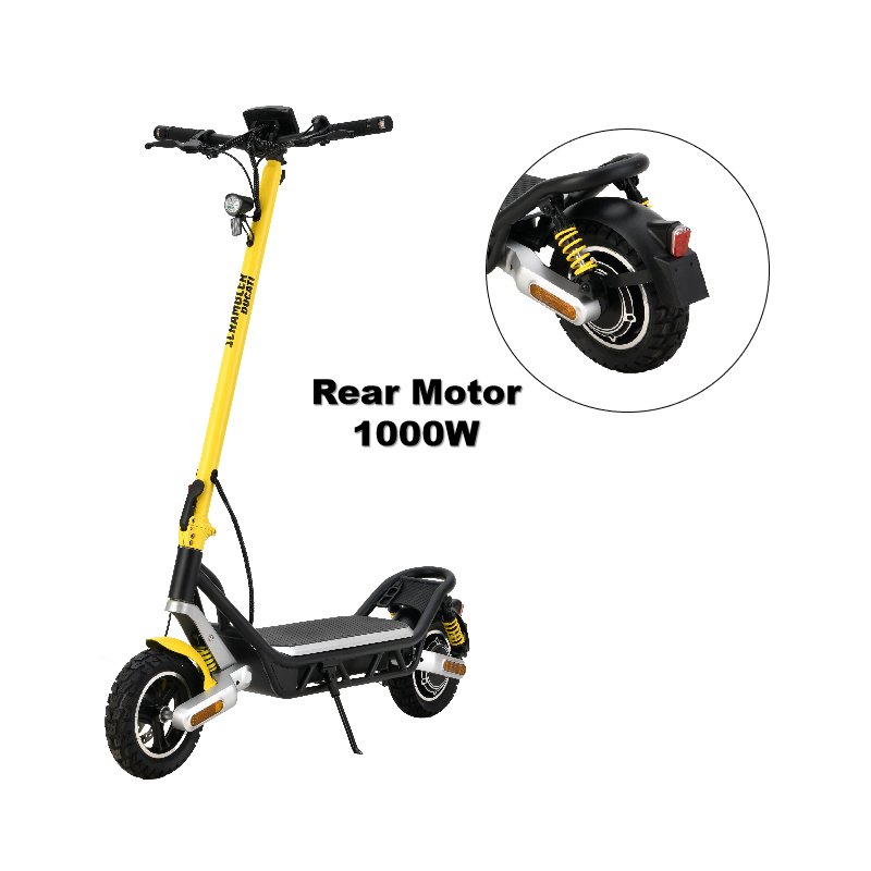 GUYON City Fast Electric Scooter 1000w Powerful Off-Road Suspension Front Fork 40km Range Per Charge LED Light Disc Brake