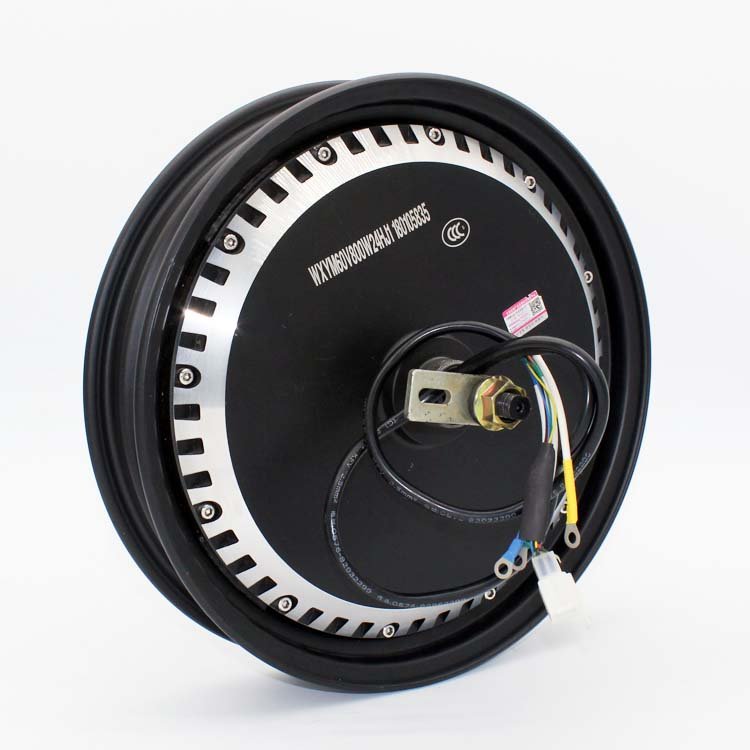 800W 60V 12 Inch Electric Wheel Motor for Electric Bicycle Disc Brakes