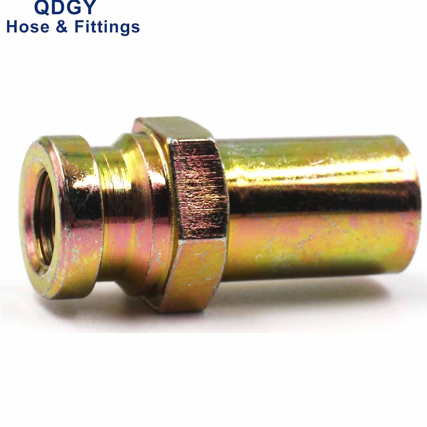 Auto Car Motorcycle Zinc Plated Hydraulic Brake Hose Assembly Crimp Style Banjo Female Male Fitting Crimp Style Brake Line Pipe