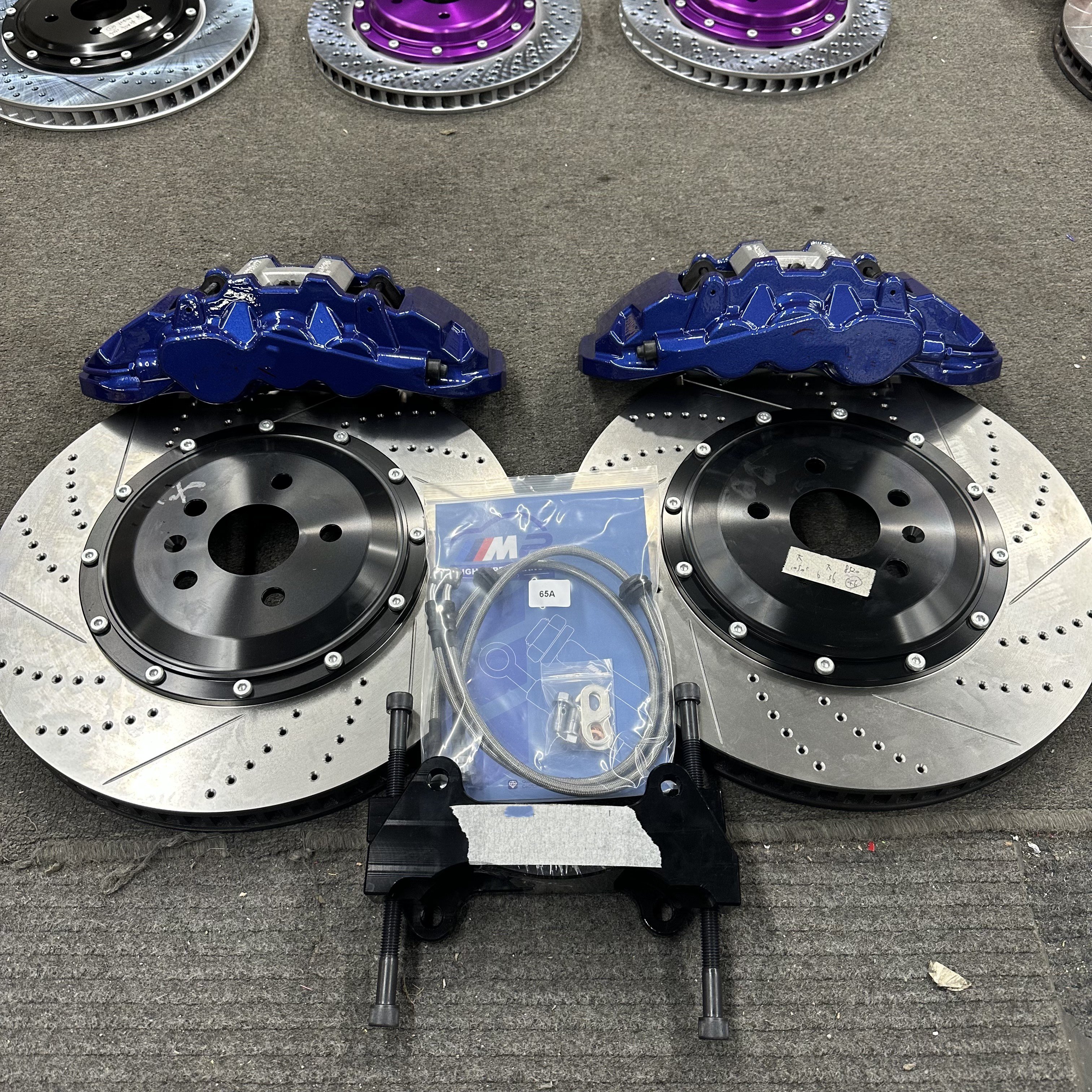 New Brake Caliper Front 8520 380 Disc Brake Kit Quality Steel Throat for Golf 6 Lingdu/A3/TT/passat B7/new lavida
