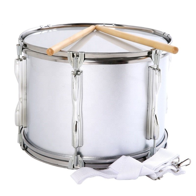 Wholesale High White Monophonic 13 Inch Bateria Electrica Profesional Drum Musical Suitable for Students Musical Instruments