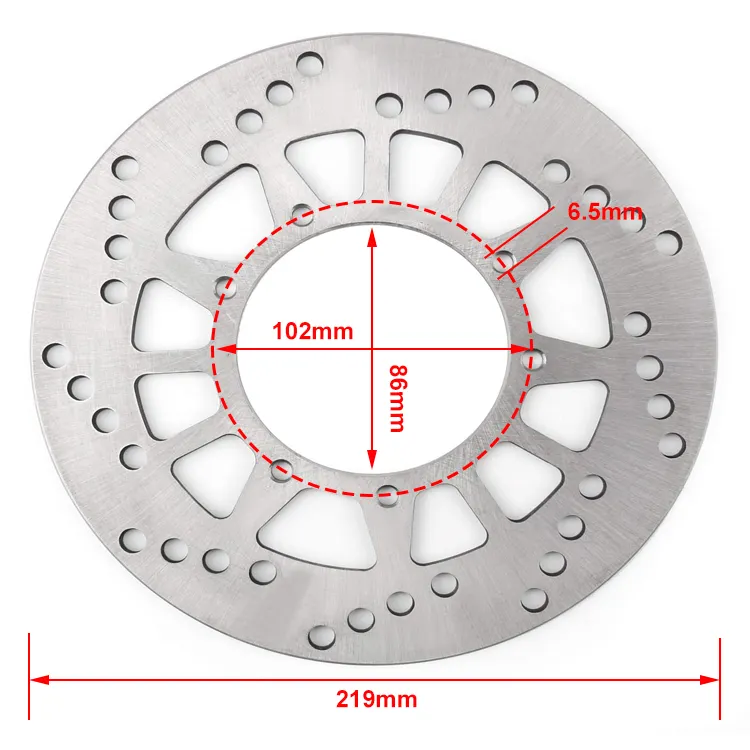 For Yamaha XT600 XTZ660 Rear Brake Disc Motorcycle Brake Disc Rotor
