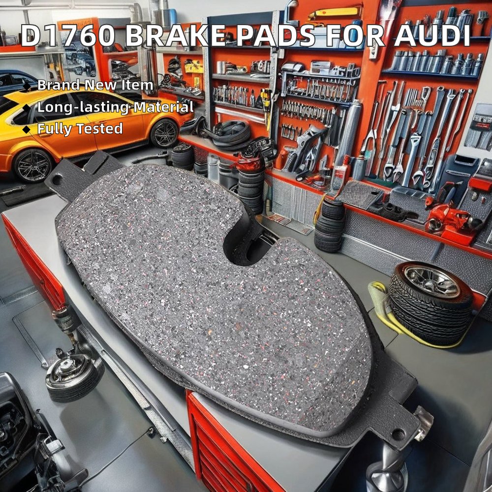 Ceramic Auto Parts Semi-Metal Front Rear Brake Pads Tested for New Used Condition Compatible with
