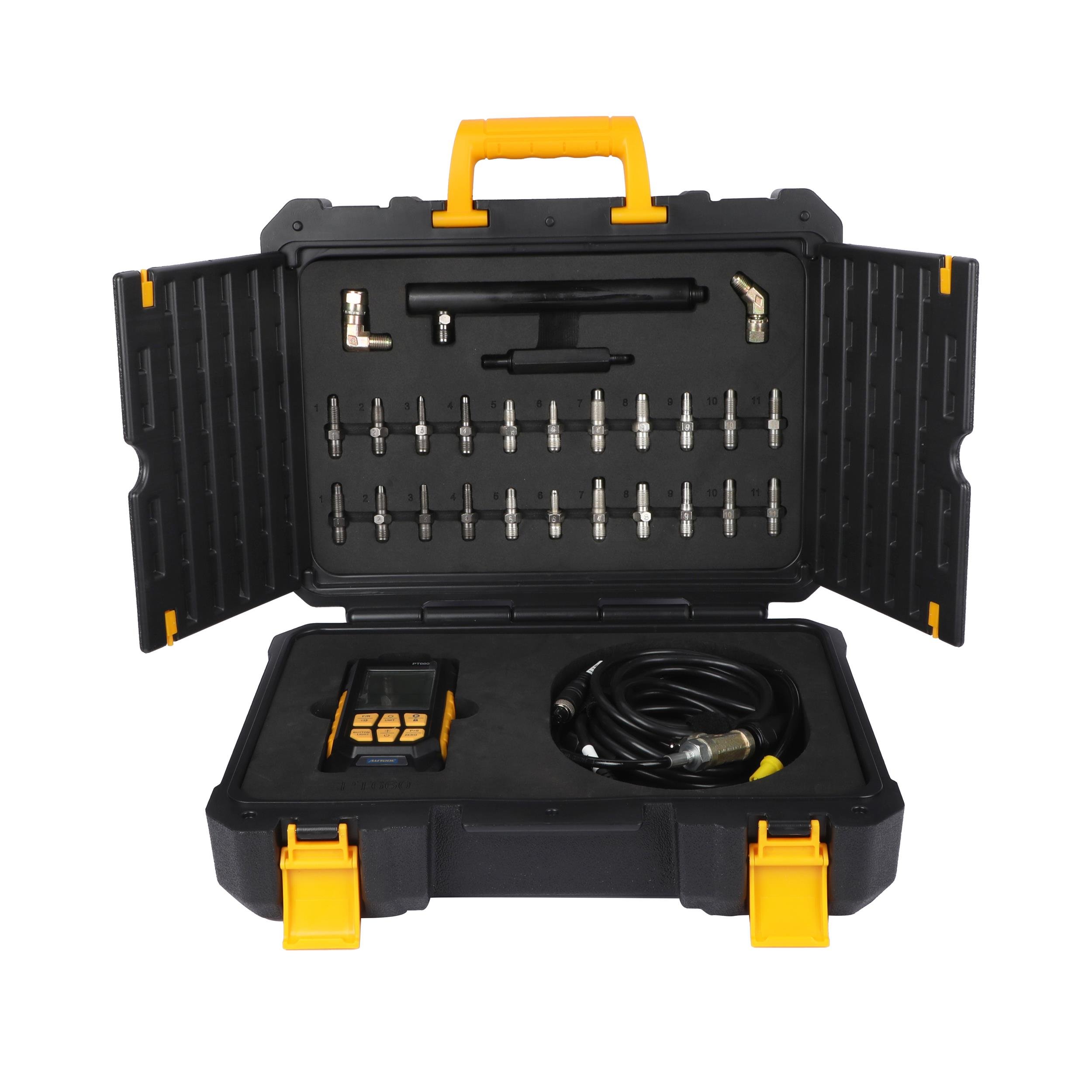 AUTOOL PT660 Hydraulic Master Cylinder Brake System Fluid Line Pressure Test Kit for Car