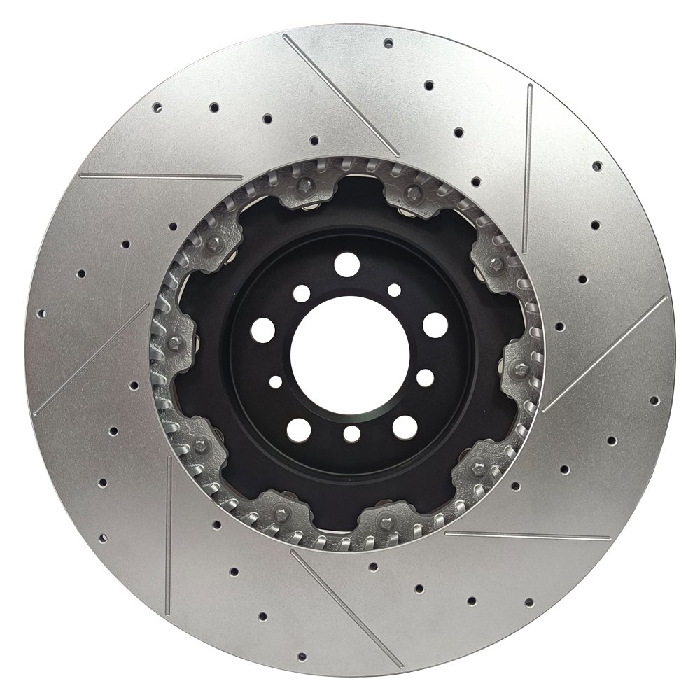 Hsingyik High Performance 34112282445 34112282446 2-Piece Brake Rotor for BMW M3 E46 E85 E86