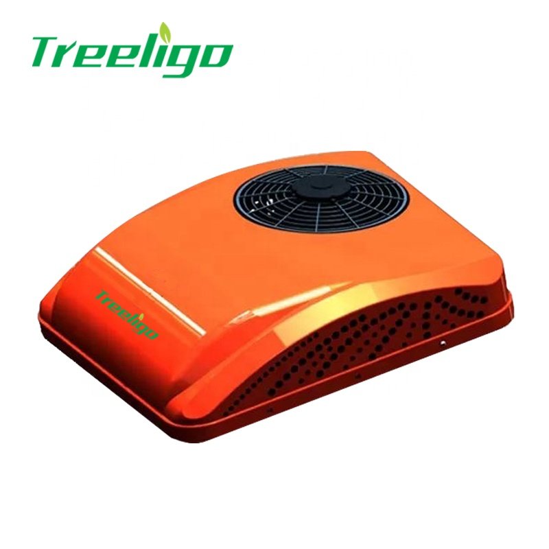 AC Parking Air Conditioners 12v 24v Battery Operated Small Rooftop Air Conditioner Rooftop Package Unit Air Con