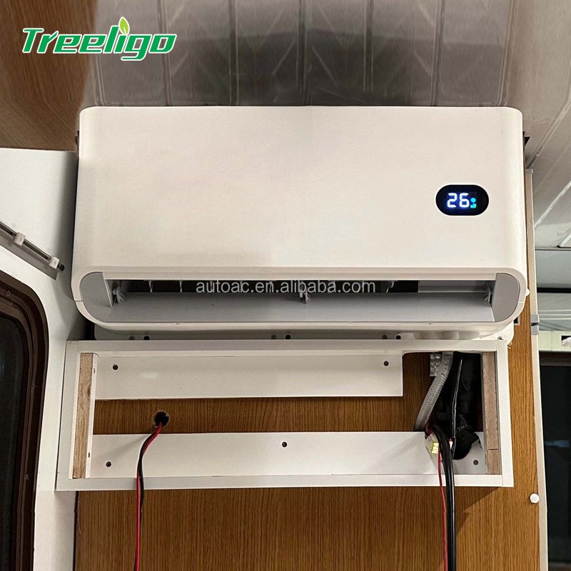 Parking Cooler Auto AC Evaporator RV Car with 12/24 Volt air Compressor Electric 12 Volt air Conditioner