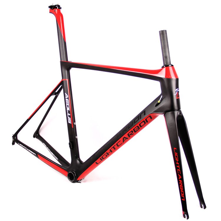 Carbon Road Bicycle Frame + Fork,700c aero Road Bike Carbon Frameset with Caliper Brake