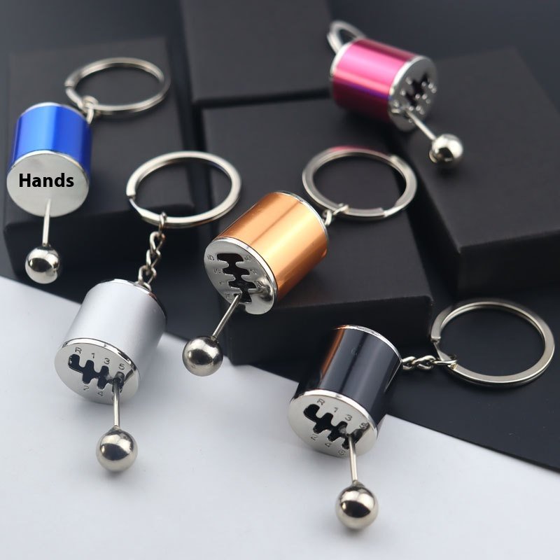 Creative Gift Metal Carabiner Keychain Personalized Adjustable Wrench Press Shock Absorber Engine Piston Gear for Car Keychains