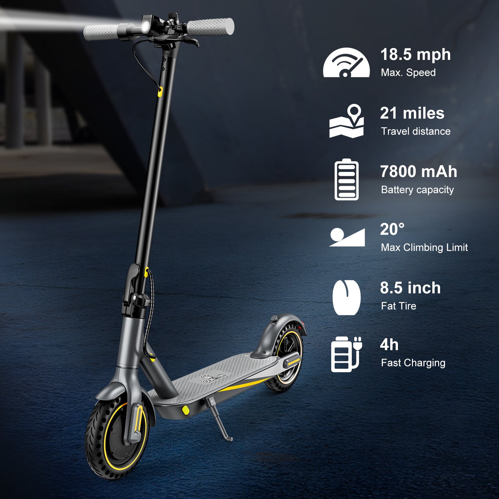 DE Stock Most Popular V8 Electric Scooter with 350W Motor 36V Unisex Popular Stock Smart Two-Wheel Adult High Speed