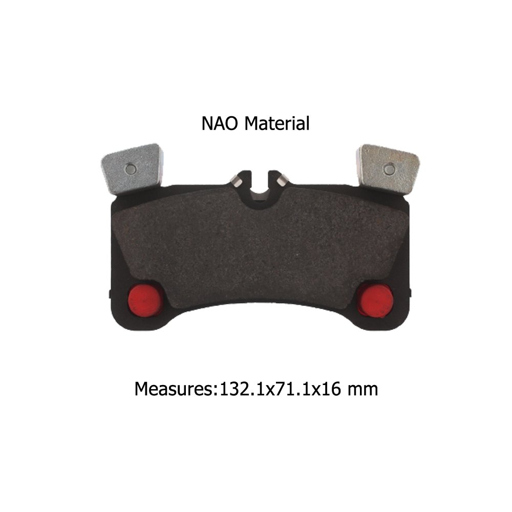 D1350-8460 Rear Brake Pads for Porsche Cayenne TURBO S 955 SUV 09/2002-12/2010