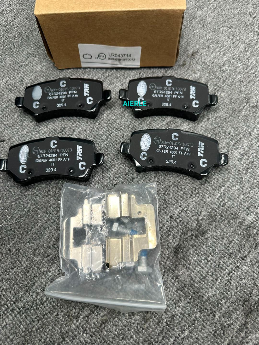 Auto Brake Systems Brake Pad LR043714 LR027129 for Land Rover Range Rover Evoque FREELANDER 2 Parts
