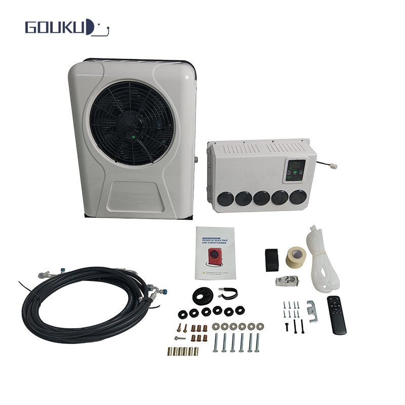 12V Split Parking Cooler Trucks RV Caravan Aire Acondicionado Para Camion Air Conditioner For Trucks