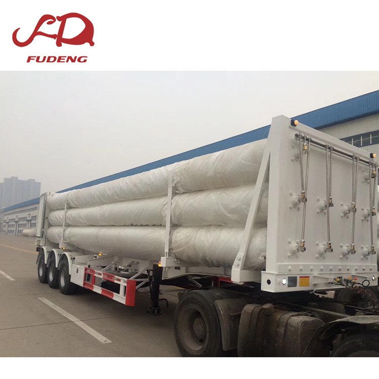 Second Hand Cng Tanker Trailer Large Capacity Seamless Steel Cylinder Jumbo Cylinder CNG Long Tube Trailer