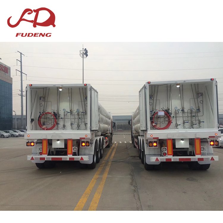 Second Hand Cng Tanker Trailer Large Capacity Seamless Steel Cylinder Jumbo Cylinder CNG Long Tube Trailer