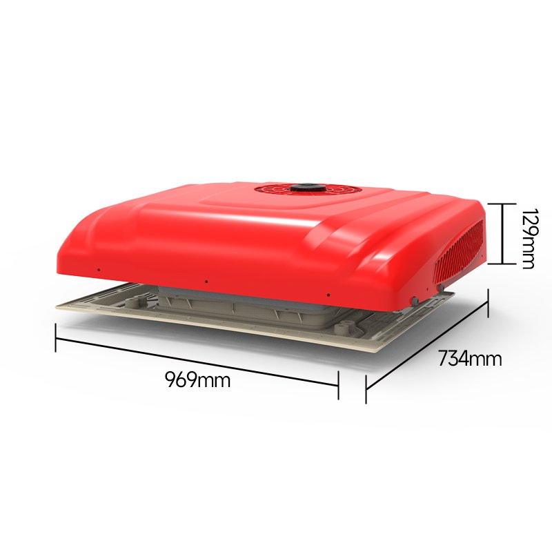 24V Auto Parking AC Conditioner for Heavy Trucks Mini Buses RV Sleeper Trucks 12V Option Available Parking Air Conditioner
