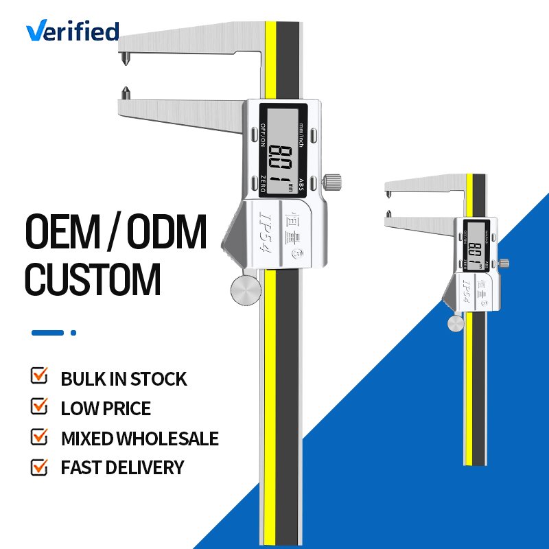 High Precision Stainless Steel IP54 Metal Shell Brake Pad Caliper Stainless Steel Vernier Calipers Electronic Digital Caliper