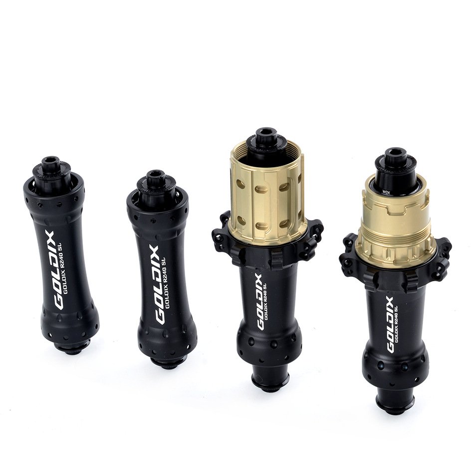 GOLDIX R240SL Road Bike Rim Brake Hub Dual Spring Ratchet 52T Bike ultra Light V-brake 24H Wheels Bicycle Accessories
