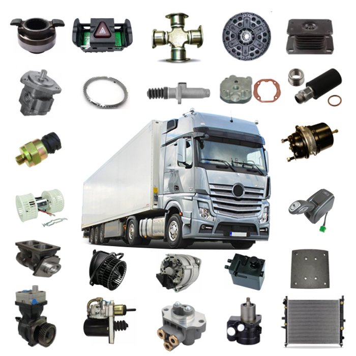 Maxtruck Truck Parts for Mer-cedes Actros / Atego / Axor / NG / SK/ EConic / LK / LN Over 2000 Items with High Quality
