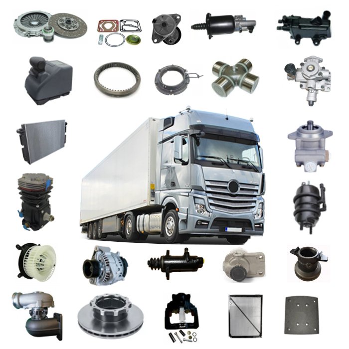 Maxtruck Truck Parts for Mer-cedes Actros / Atego / Axor / NG / SK/ EConic / LK / LN Over 2000 Items with High Quality