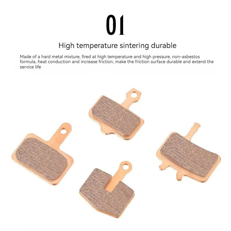 High temperature Sintering metal Bicycle Brake Pads Bike cycle metal hydraulic disc brake pad for ebike scooter MTB Road