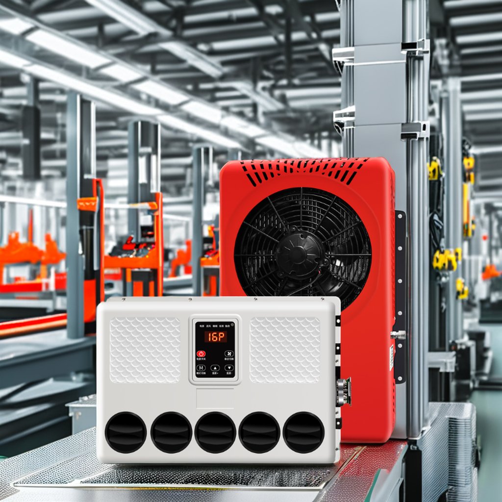 High Quality 12V/24V Split Parking Air Conditioner Designed for Light and Heavy Trucks