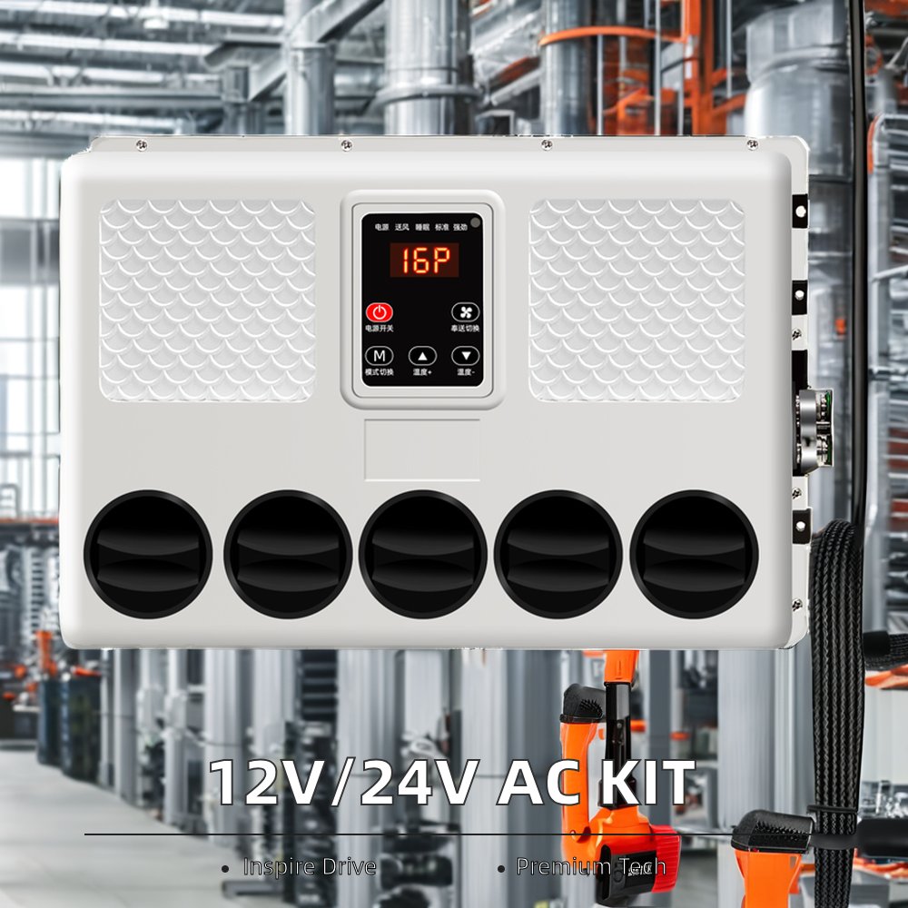 High Quality 12V/24V Split Parking Air Conditioner Designed for Light and Heavy Trucks