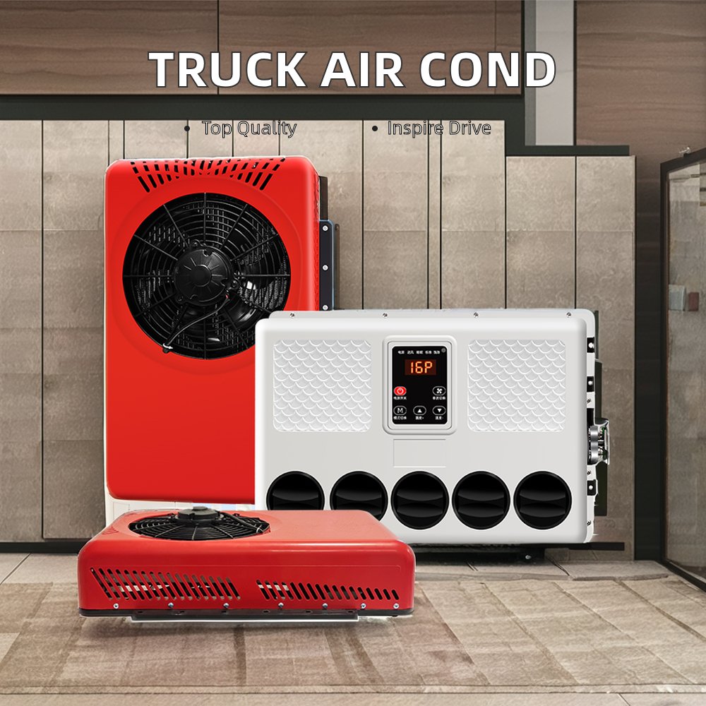 High Quality 12V/24V Split Parking Air Conditioner Designed for Light and Heavy Trucks