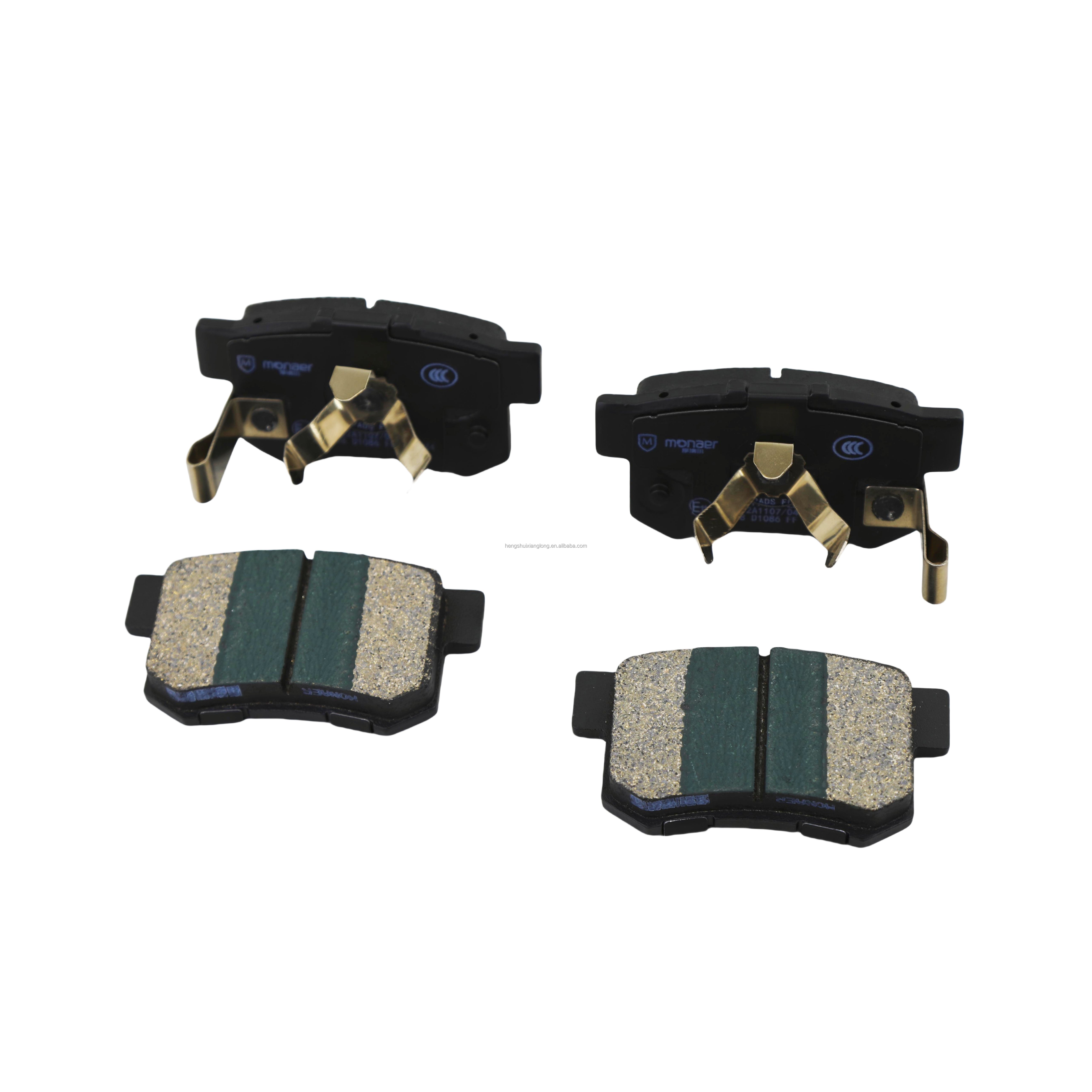 Brake Systems Manufacturer Auto Car Parts Spare Ceramic Brake Pads D1086 for HONDA