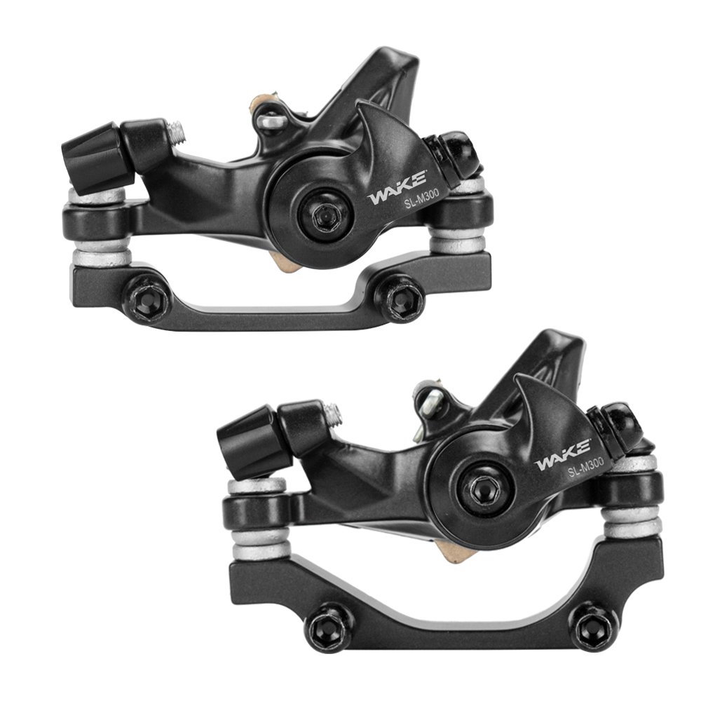 WAKE Brakes Bicycle Mechanical Brake Calipers Aluminum Alloy Front Rear Brake Calipers Pads Product Bicycle Cables Housing