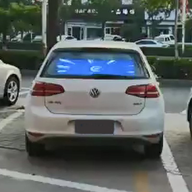 Full Color Led Car Rear Window Transparent Led Screen Display for Cars