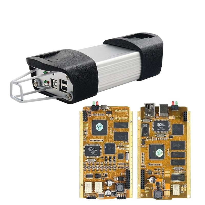 For Renault Can Clip V212 Full Chip CYPRESS AN2131QC AN2135SC Dialogys+Pin Extractor+Reprog OBD Scanner Car Diagnostic Interface