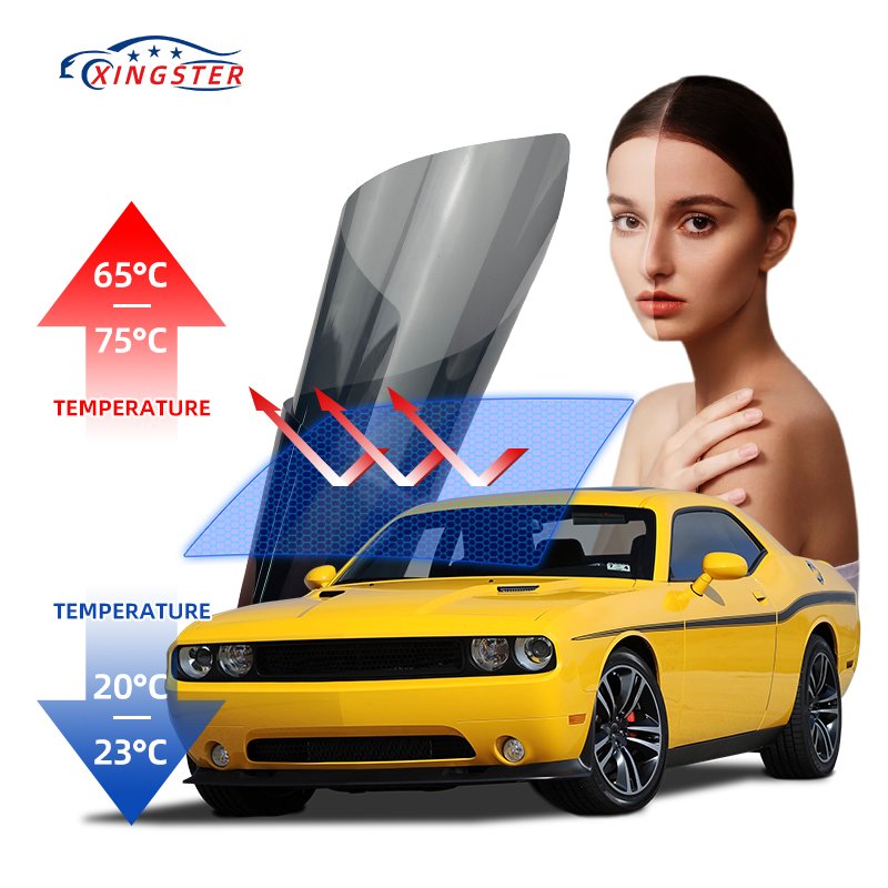 Xingster Ultra Hd Nano Ceramic Window Tint Film UV Protection UVR100% Solar Safety Car Window Glass Privacy Films Heat Rejection
