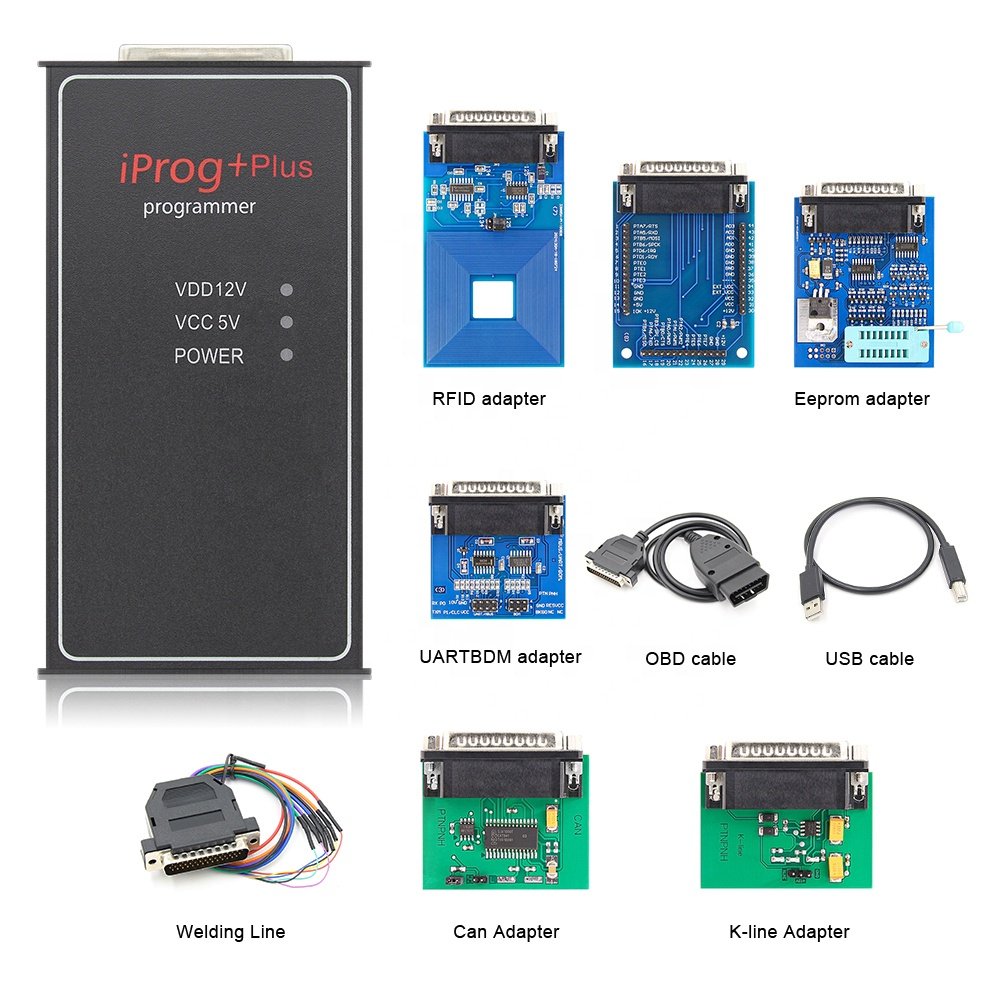 Iprog Pro Programmer Support IMMO Mileage Correction Airbag V84 V85 V87 Iprog+ Pro Programmer Full Version ECU Programmer