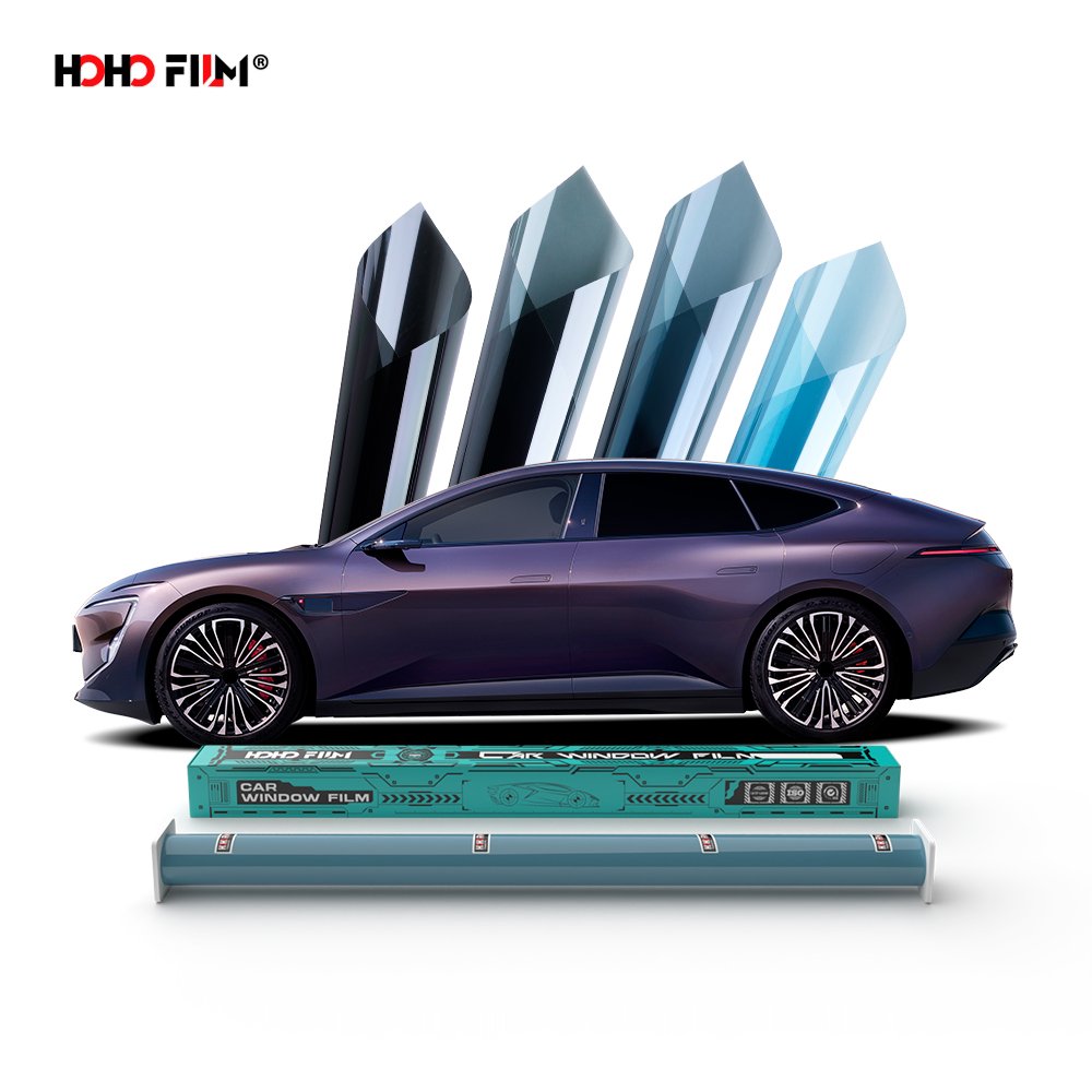 HOHOFILM Solar Sun Control Car Window Film Heat Resistant Privacy Protection Nano Ceramic Window Solar Film Carbon Tint for Car