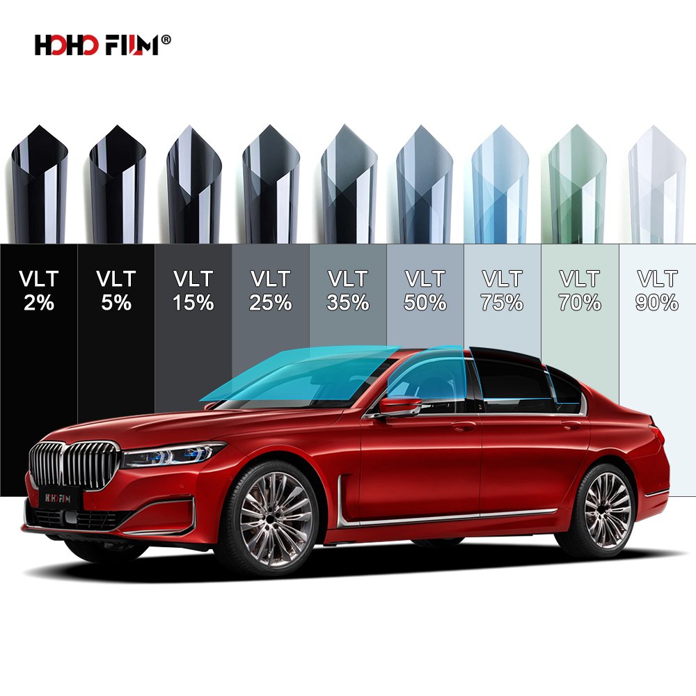 HOHOFILM Ceramic Charcoal Window Tint Film Car Tint Anti Scratch Clear Solar Window Film Automotive Window Films