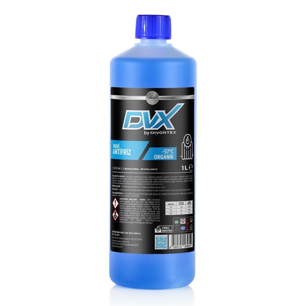 DVX -57 Degree Organic Blue Antifreeze 1 Lt.