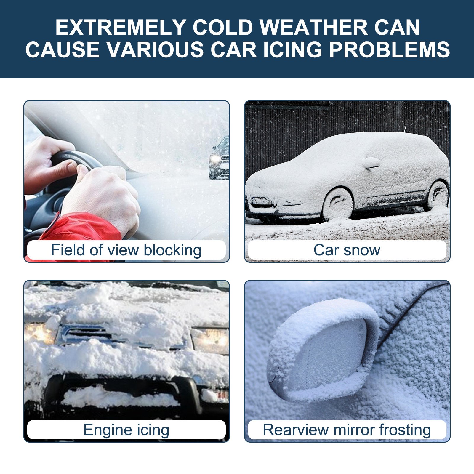 Car Window Anti-Freezing Tool Solar/USB Antifreeze Snow Removal Instrument Active Electrons Winter Deicing Device Car Defroster