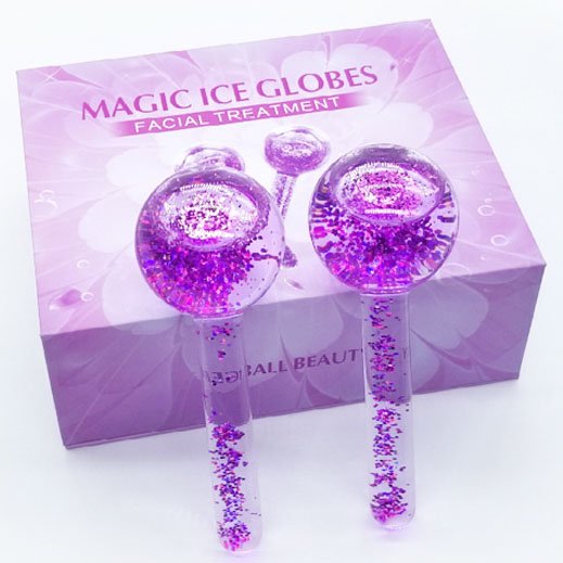 Skincare Girl Gift Magic Reduce Puffy Wrinkle Lifting Daily Beauty Neck Eyes Cooling Face Massager Tools for Facial Ice Globes
