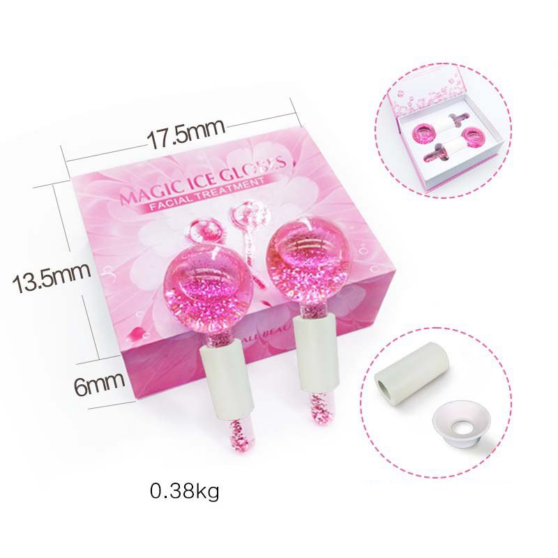 Skincare Girl Gift Magic Reduce Puffy Wrinkle Lifting Daily Beauty Neck Eyes Cooling Face Massager Tools for Facial Ice Globes