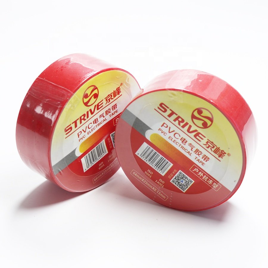 jingfeng pvc insulation tape custom Multi-color electrical tape