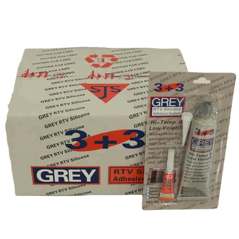 Owned Factory Production Red Color Low Price Resist Oil Water and Antifreeze RTV Gasket Maker Sealants